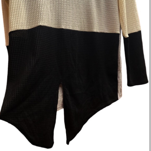 BellanBlue Waffle weave color block shades black, gray and white. NWT / Size Lg. - Picture 7 of 12